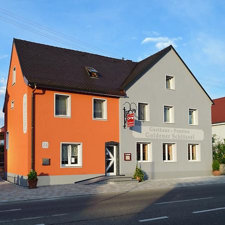 Goldener Schluessel Mit Gaestehaus Sina Hotel Nördlingen Buitenkant foto