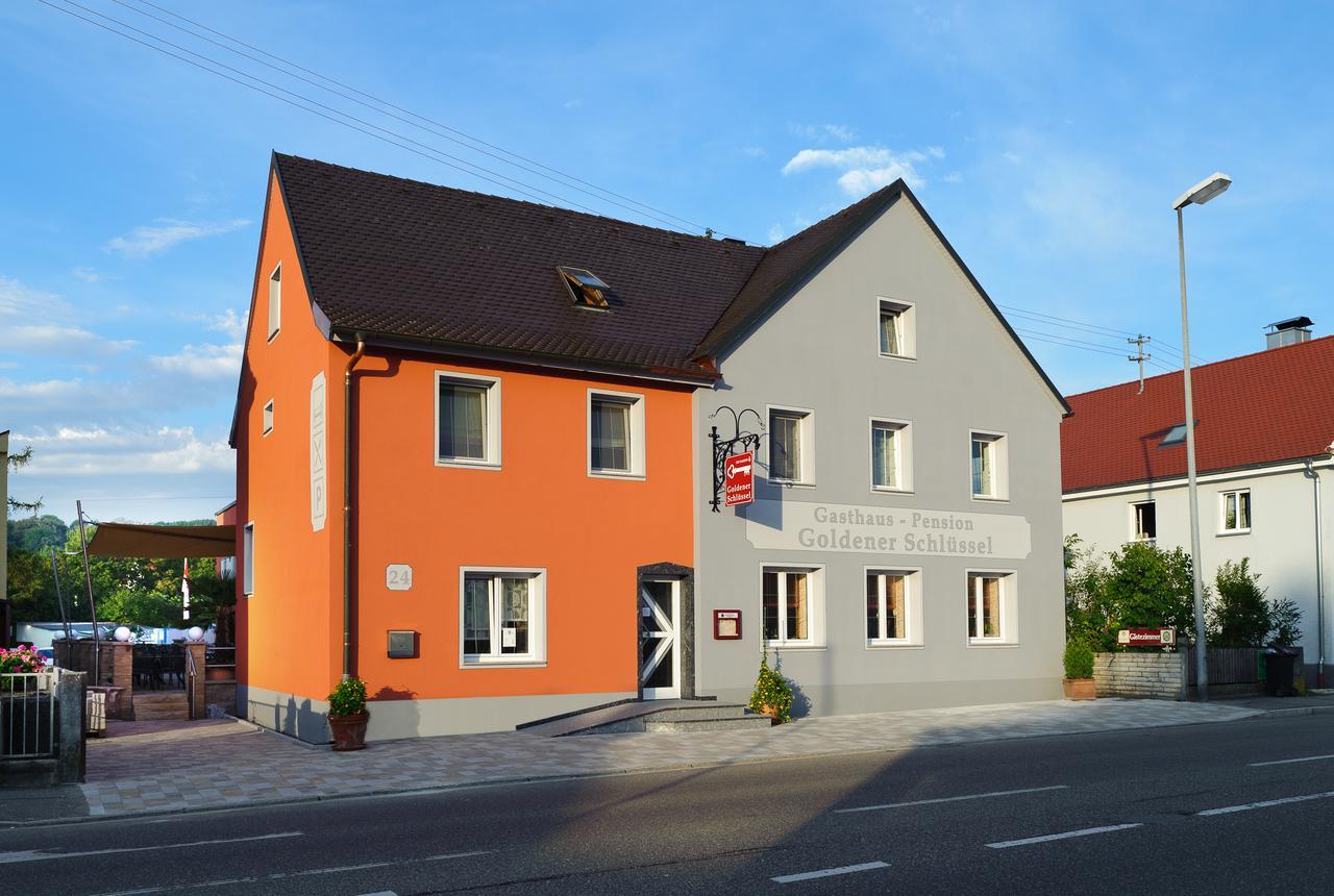 Goldener Schluessel Mit Gaestehaus Sina Hotel Nördlingen Buitenkant foto